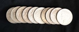 1x10 Silver Dollars