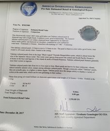 Appraisal $3,550.00 US