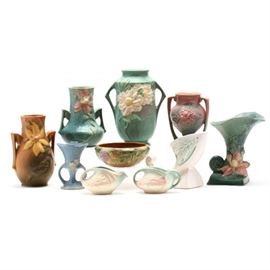 Roseville and McCoy, Group of Assembled Pottery