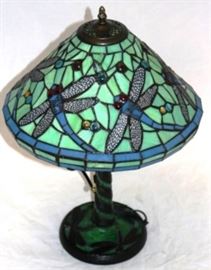 Stain Art Dragonfly Lamp