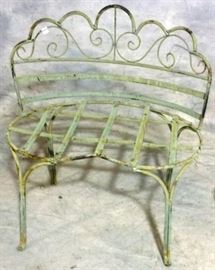Green Garden Bean Bench