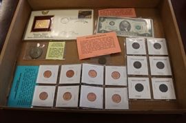 Box lot of Misc. Monies