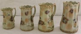 Set of 4 matching pitchers