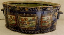 Electric Blue / Orange foot tub