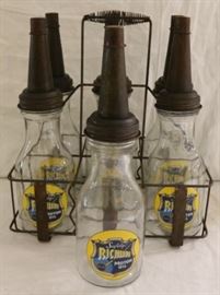 RichLube Motor Oil Bottles and Crate