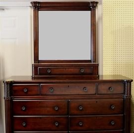 Matching Dresser and Mirror