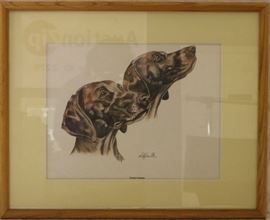 Framed Bird Dogs