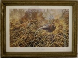 "The old Dispute"   Hunting fox print