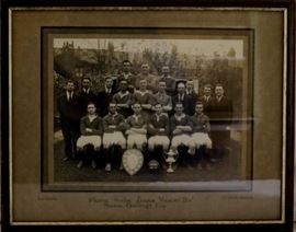 sports print in frame