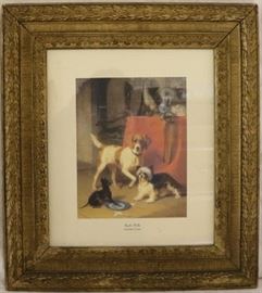 "Spilt Milk" art in frame