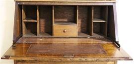 Interior with leather desk