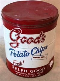 Good's potato chip tin