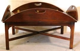 Oversized butler table by Baker