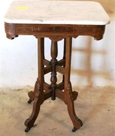 Victorian marble top table