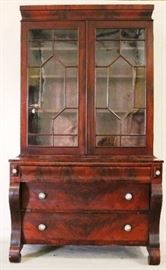 Empire bookcase top secretary