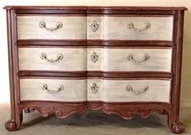 Paint decorated chest by Baker