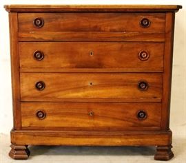 Victorian 4 drawer chest