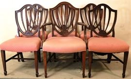 Nice set shield back chairs