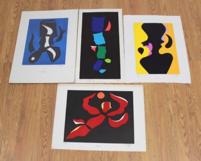 Lot 162: André Verdet, Group of 4 Lithographs
