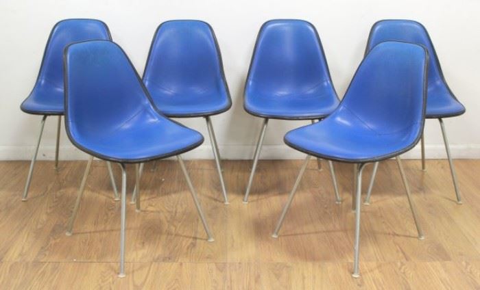 Lot 226: Set 6 Herman Miller Eames Style Chairs