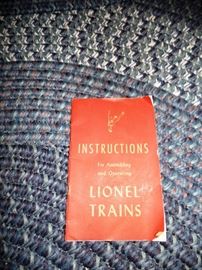 Instruction to Lionel set