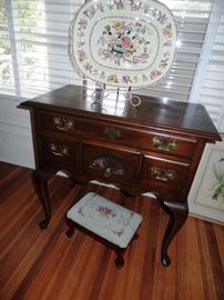 Slender antique cabinet