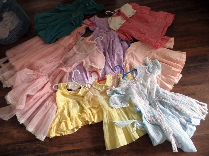 Vintage girl's clothing