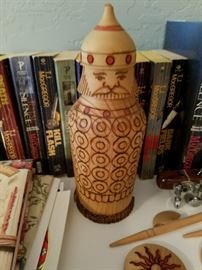 Russian style wooden Box 