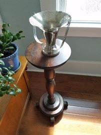 Vintage Round Plant Stand 