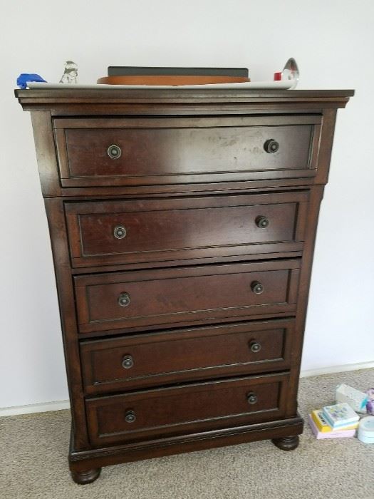 Vintage Highboy Dresser with Classic Lines