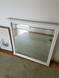 Shabby Chic Beveled Mirror 