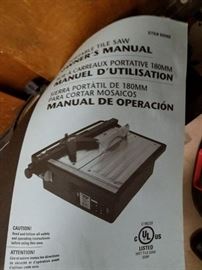 Tile Saw