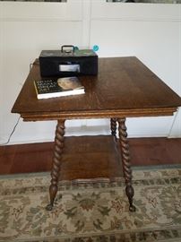 Twist Leg Antique Table 