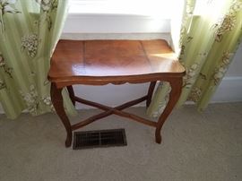 Inlaid Vintage Side Table 