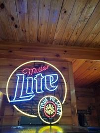Miller Light Beer Sign