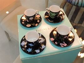 Tiffany Cups and Saucers 