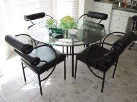 Kitchen table and chairs - there are a total of 6 chairs in this set