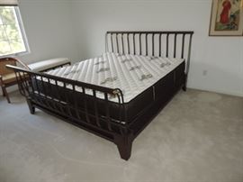 This KING Size Denver Mattress is not very old and the frame is GREAT 