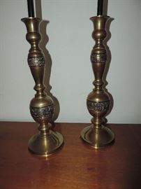 brass candlesticks