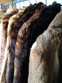 Vintage furs, most in very good condition.