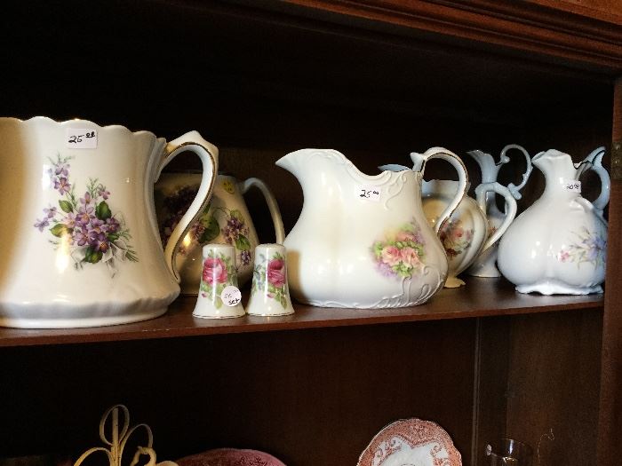 Beautiful and perfect English bone china pitchers.