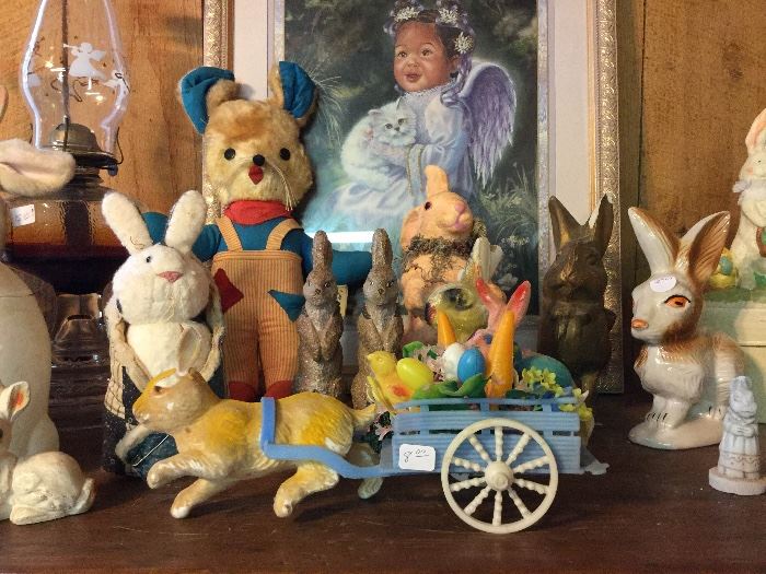 Old Easter decorations.
