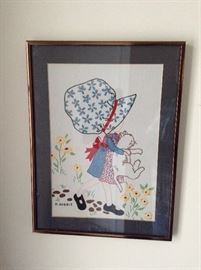 Vintage Framed Needlework