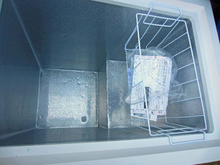 Inside of freezer