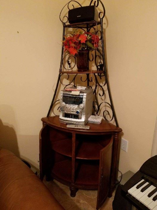 Corner Unit/ AM-FM radio with CD player (sold seperately)