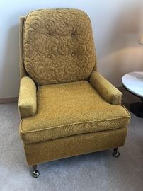 Mid Century Modern Pair of Upholstered Chairs
