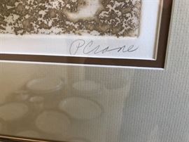 P. Crane Signed & Numbered Lithograph