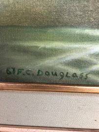 1967 F.C. Douglass Oil Painting