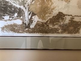 P. Crane Signed & Numbered Lithograph