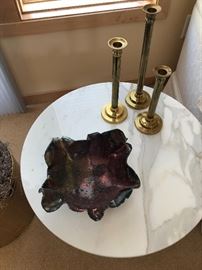 Marble Top Side Chair